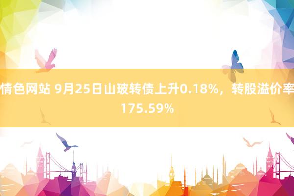 情色网站 9月25日山玻转债上升0.18%，转股溢价率175.59%