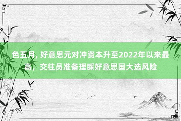 色五月， 好意思元对冲资本升至2022年以来最高，交往员准备理睬好意思国大选风险