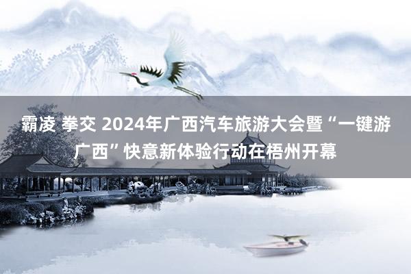 霸凌 拳交 2024年广西汽车旅游大会暨“一键游广西”快意新体验行动在梧州开幕