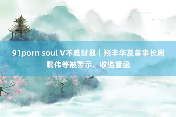 91porn soul V不雅财报｜翔丰华及董事长周鹏伟等被警示、收监管函